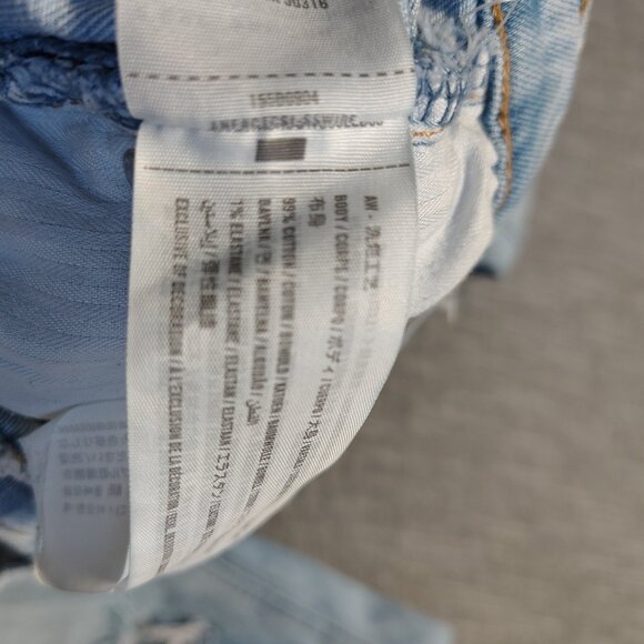 Abercrombie Fitch Curve Love Jeans Womens Ultra High Rise Ankle Straight Baggy - Picture 11 of 12